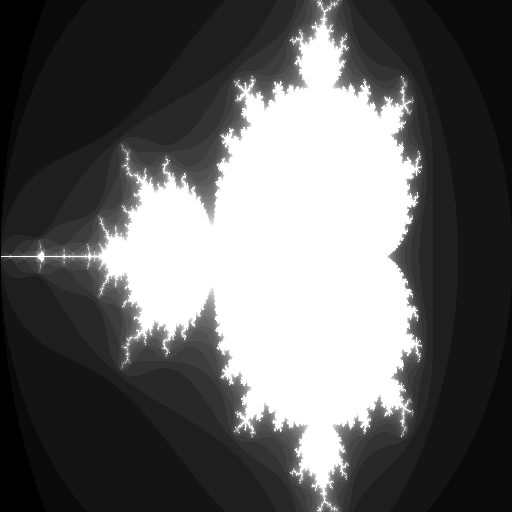 Generated mandelbrot fractal